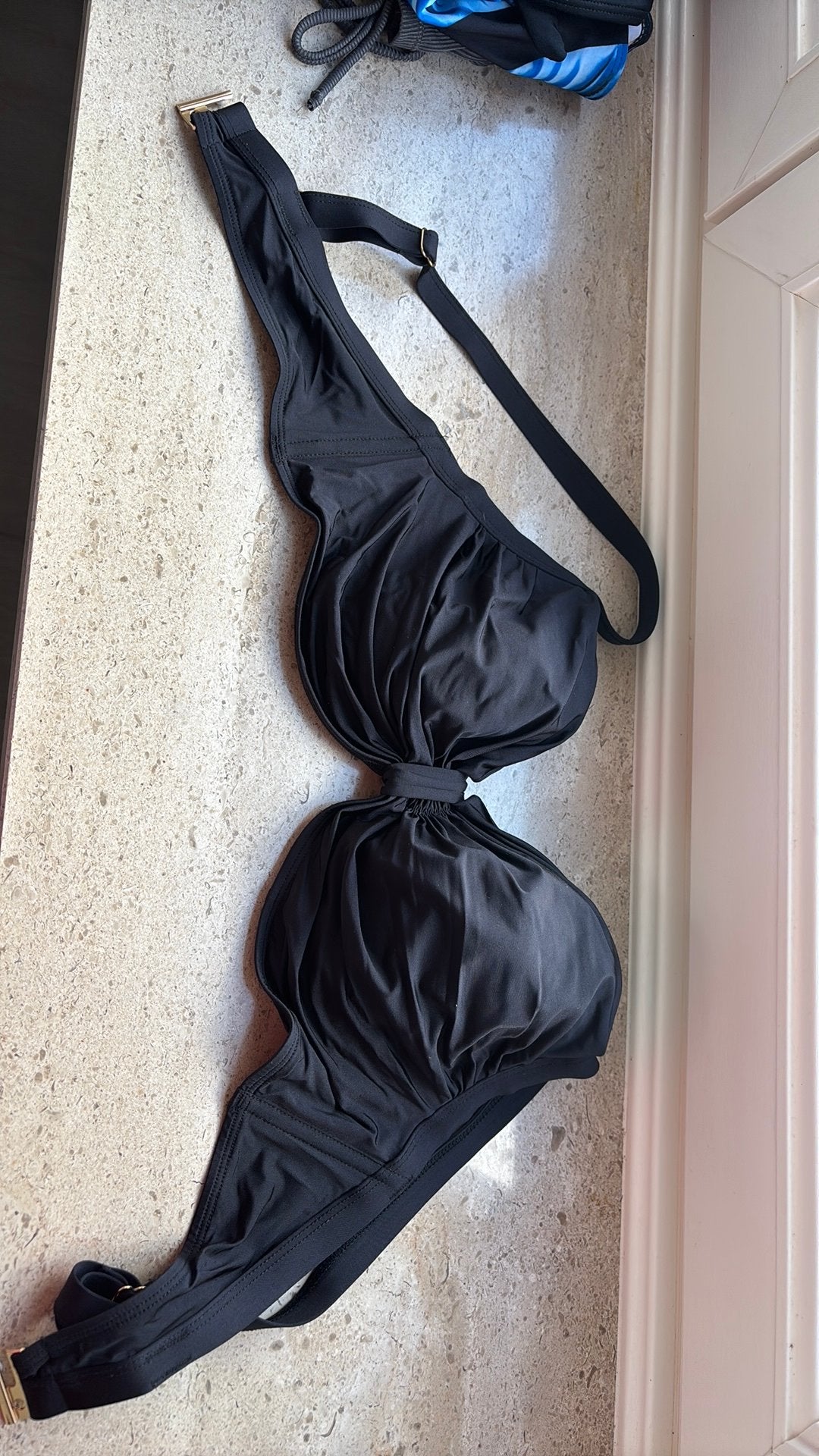 Bikini top, Enlèvement, Porté, Noir, Bikini