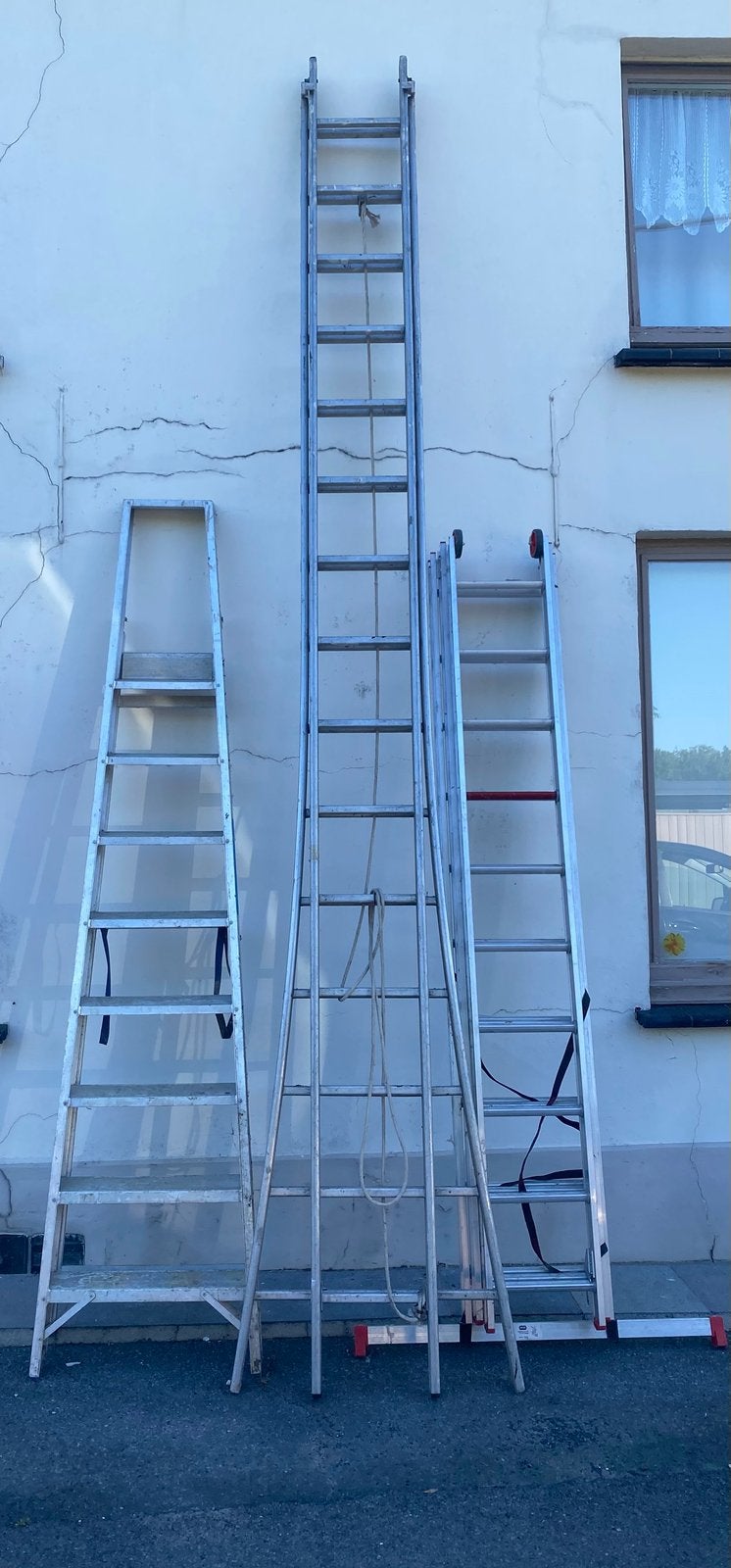 3 ladders- doe goed bod!, Doe-het-zelf en Bouw, Ladders en Trappen, Ophalen, Zo goed als nieuw