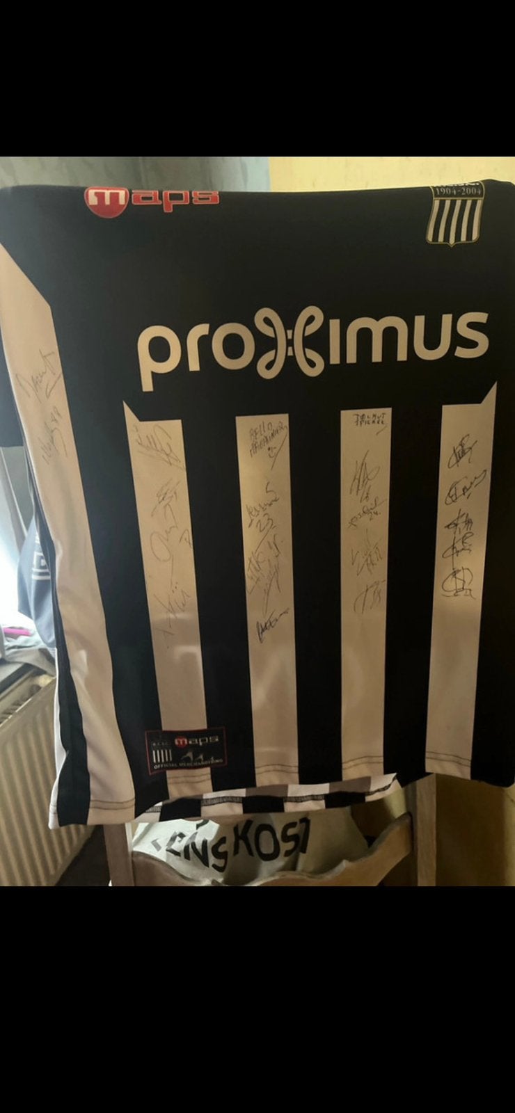 Voetbalshirt, Sport en Fitness, Voetbal, Maat L, Ophalen of Verzenden, Zo goed als nieuw, Shirt