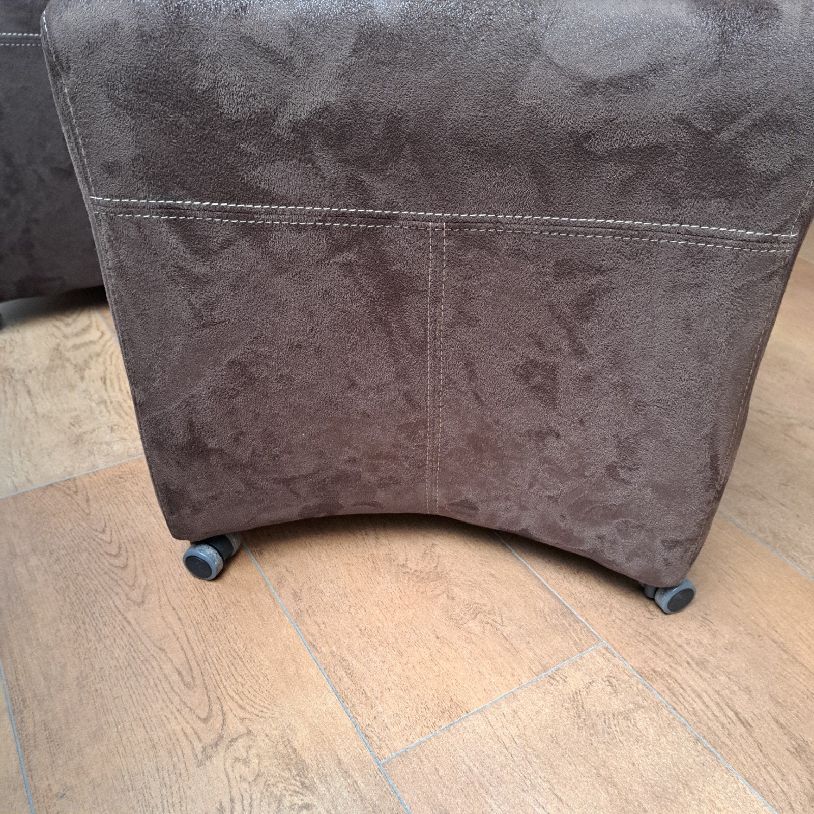 Fluwelen bruine stoelen, Ophalen, Bruin, Stof, Vijf, Zes of meer stoelen