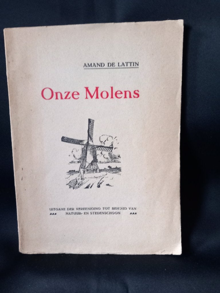 Boek "Onze molens" en gratis documentatie., Enlèvement