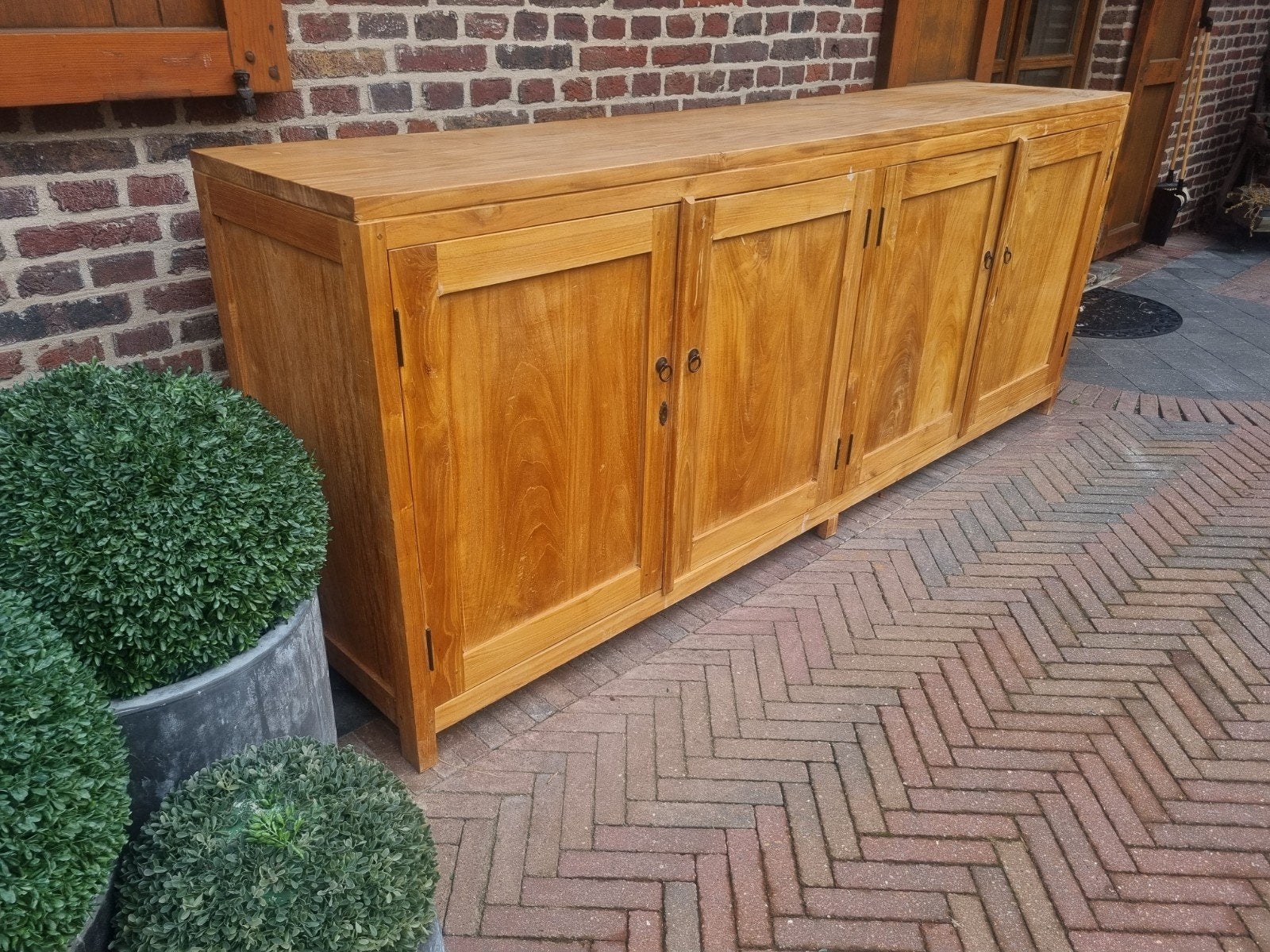 Buffet ART en teck :, Maison & Meubles, Teck, 25 à 50 cm, ., Comme neuf