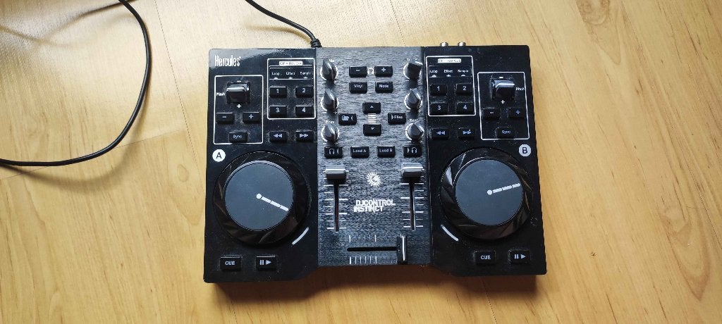 Hercules DJControl Instinct DJ-controller, Ophalen of Verzenden, Zo goed als nieuw, Draaitafel, Overige merken
