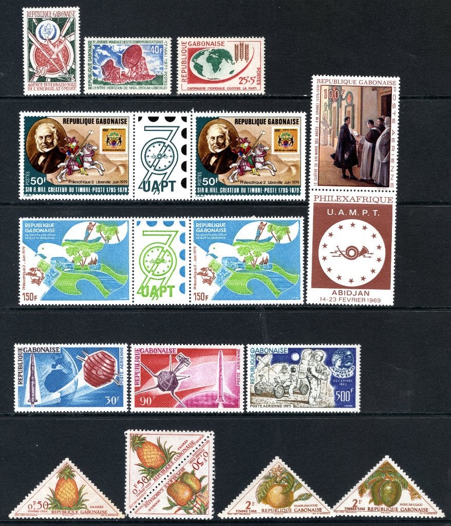 GABON Lot zegels MH/MNH, Verzenden, Overige landen, Postfris