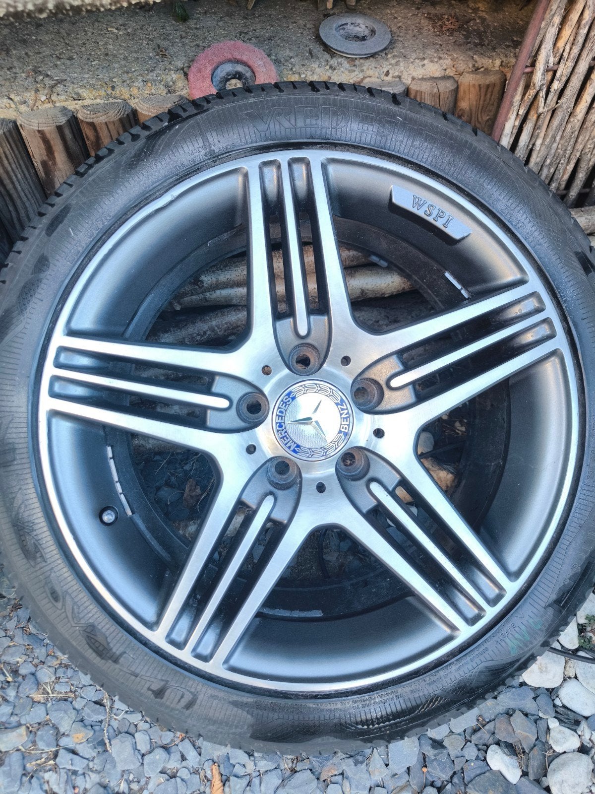 Jantes mercedes 5x112 225/45R17, Enlèvement
