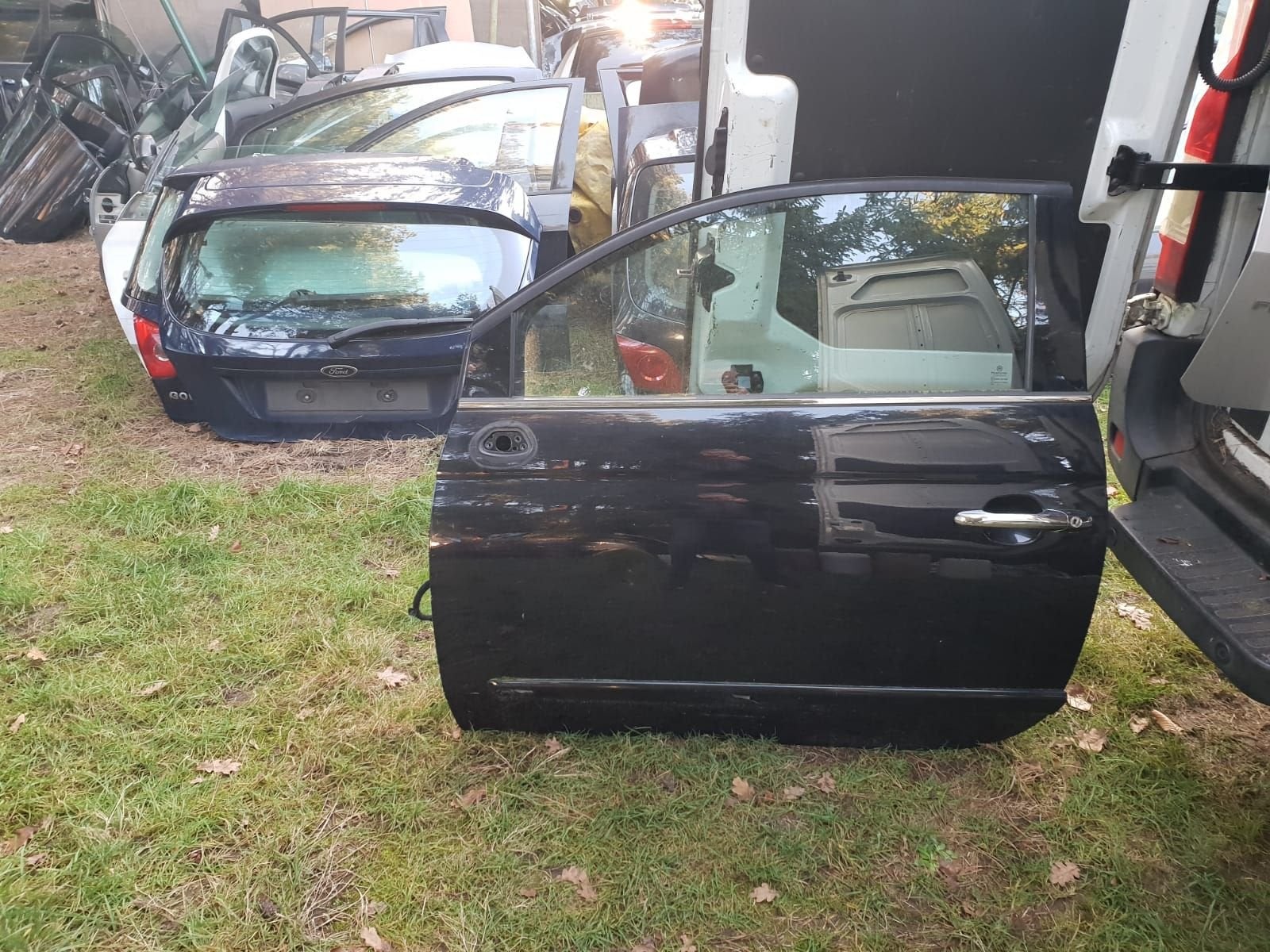 FIAT 500 PORTIER LINKS  BJ 2008, Gebruikt, -, Deur, -