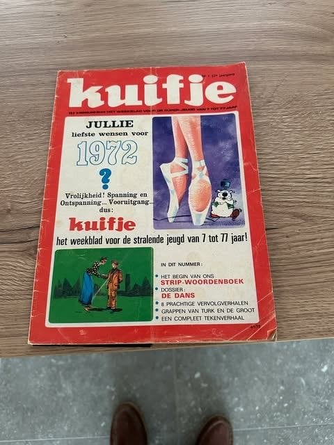 Kuifje 1972 nr 1 27e jaargang, Livres, Journaux & Revues, Enlèvement ou Envoi, Utilisé, Autres types