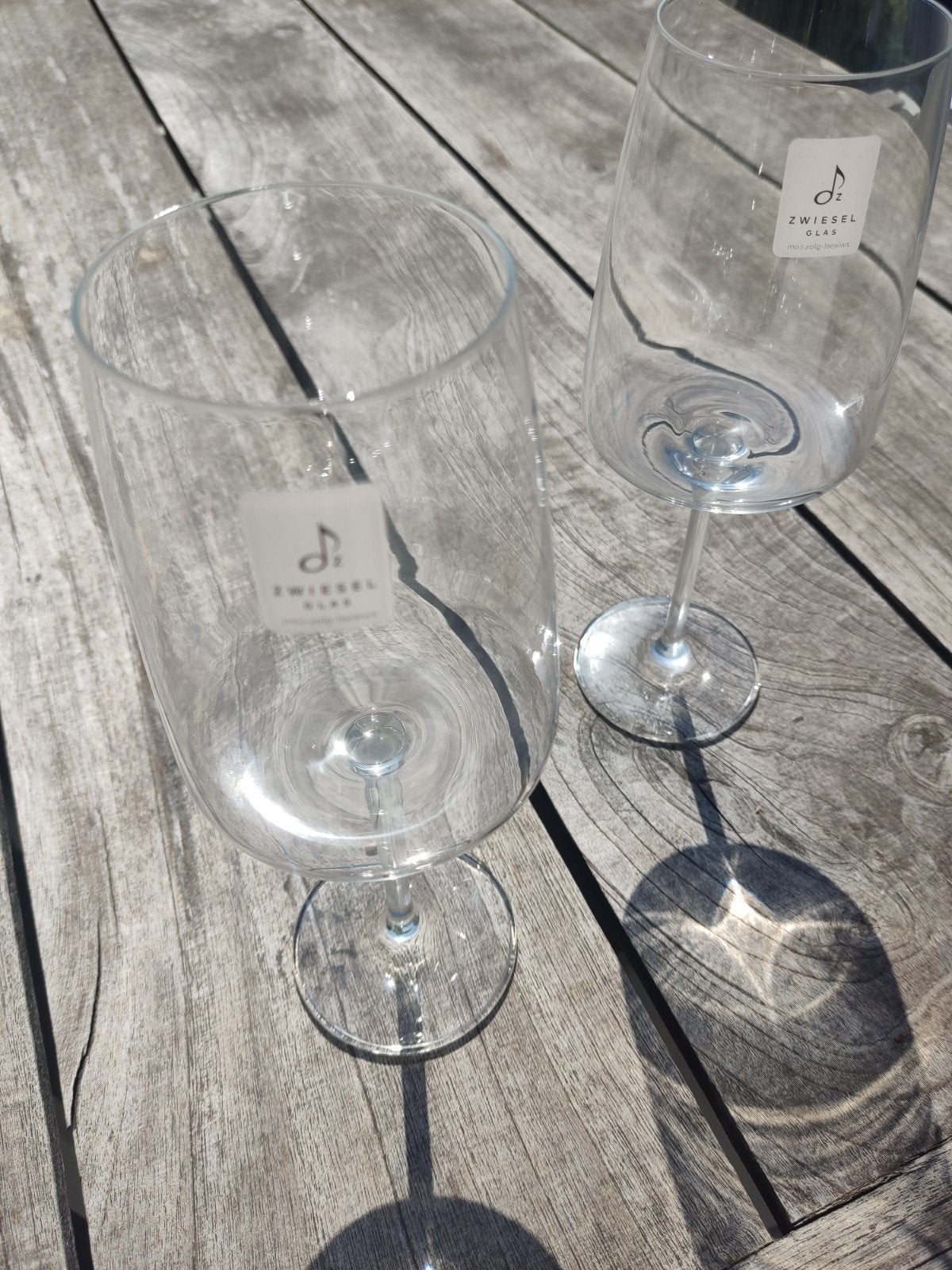 Zwiesel wijnglas paar, Verzamelen, Glas en Drinkglazen, Ophalen, Nieuw, Overige typen