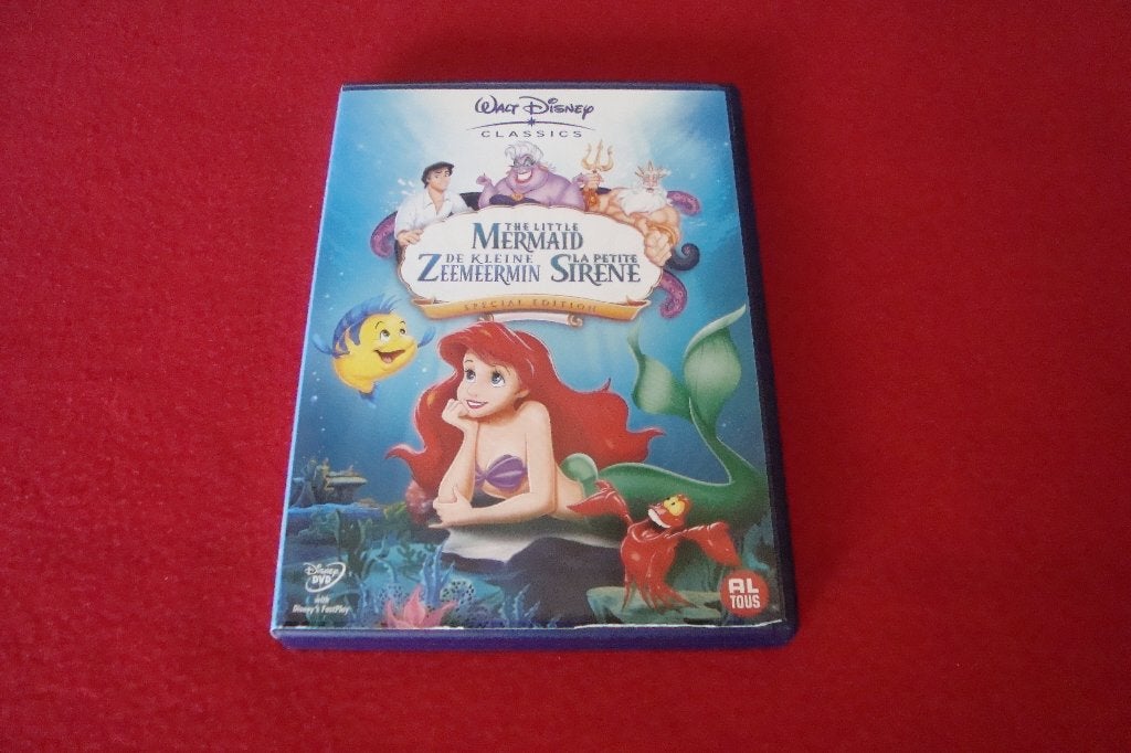 dvd disney de kleine zeemeermin, Cd's en Dvd's, Ophalen of Verzenden, Tekenfilm