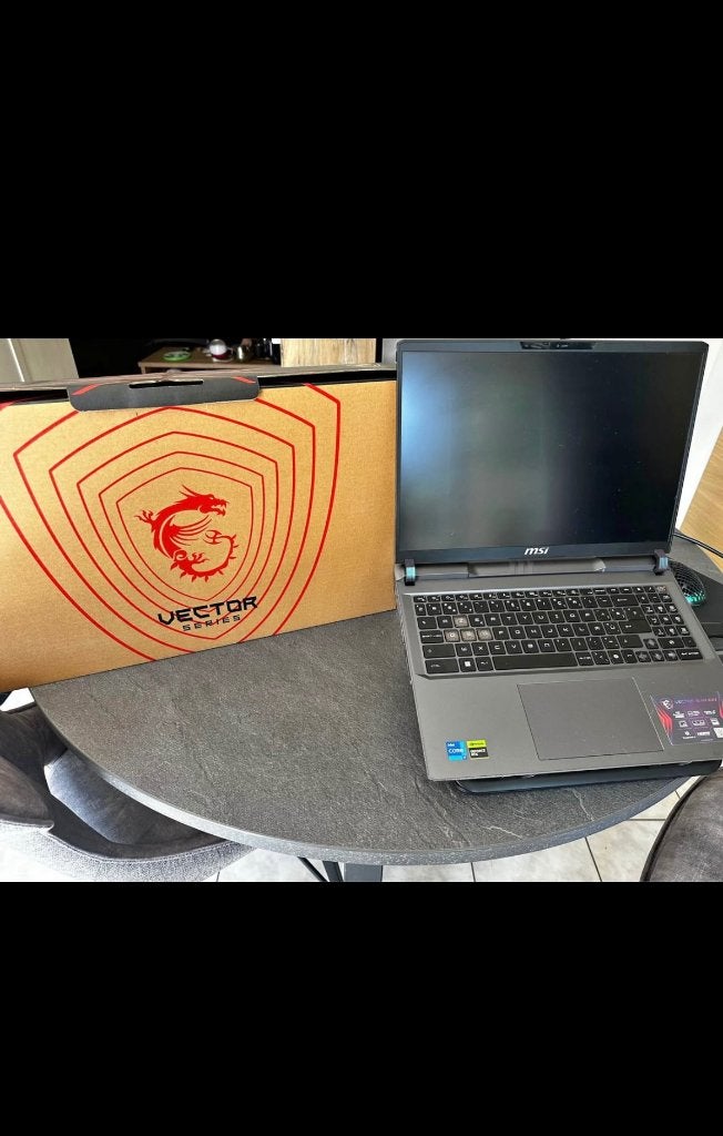 MSI-gamelaptop, Computers en Software, Windows Laptops, Zo goed als nieuw, 16 inch, SSD, 4 Ghz of meer, 16 GB, Azerty, Gaming