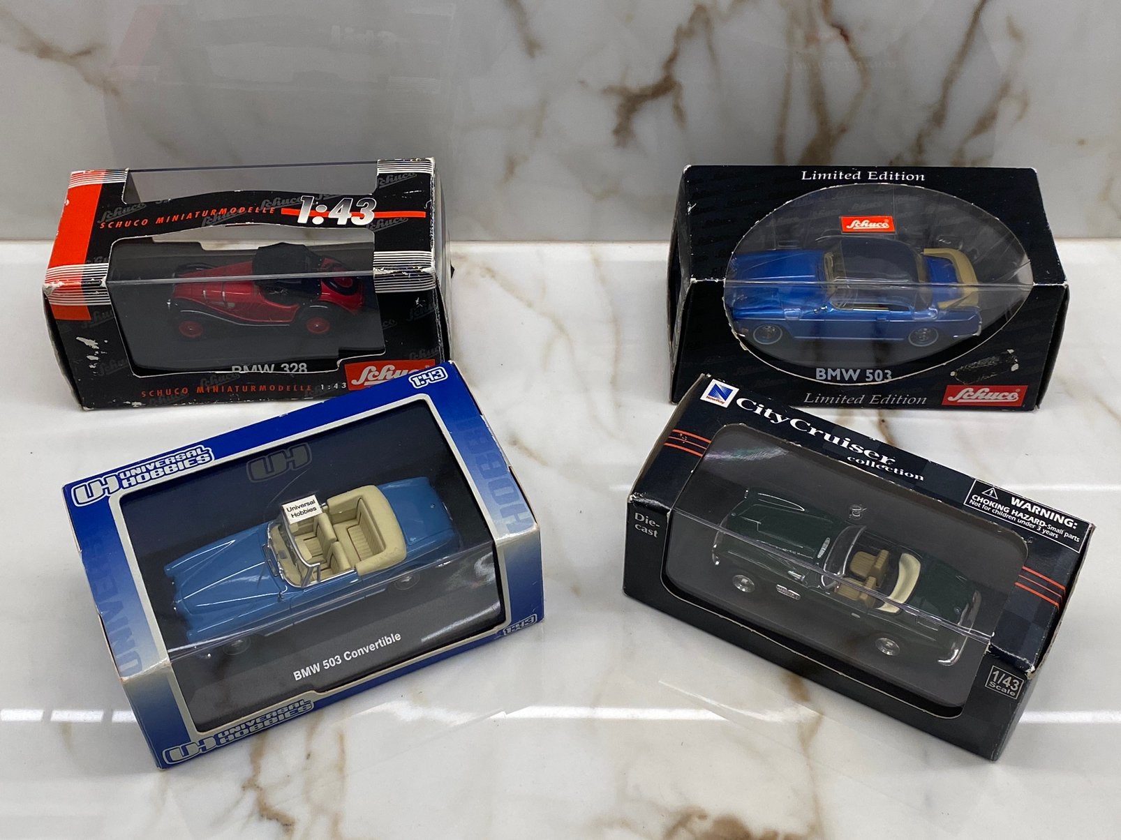 Diverses voitures BMW/Mercedes-Benz/autres modèles 1/43, Enlèvement ou Envoi, Comme neuf, Voiture, Schuco