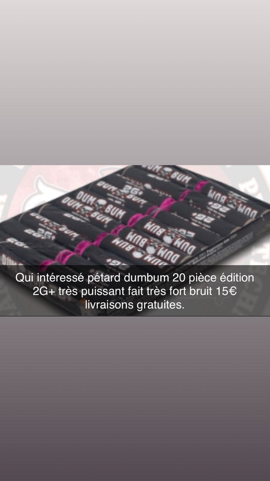 Petard dum bum édition 2G+, Enlèvement, Neuf, Article de fête