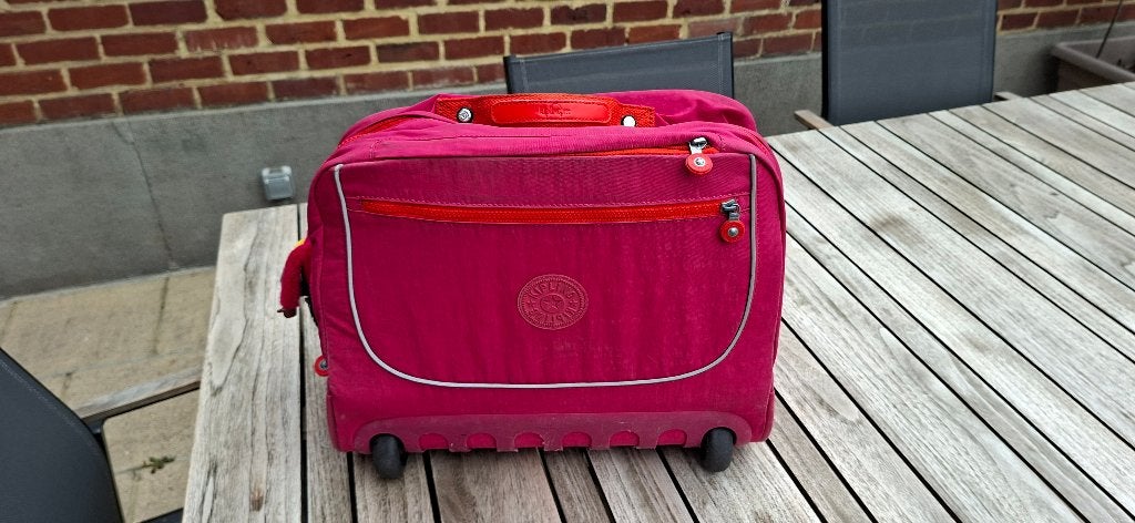 Cartable kipling rose à roulettes, Bijoux, Sacs & Beauté, Sacs | Cartables, Enlèvement, Utilisé, Rose, Porte-documents ou Cartable