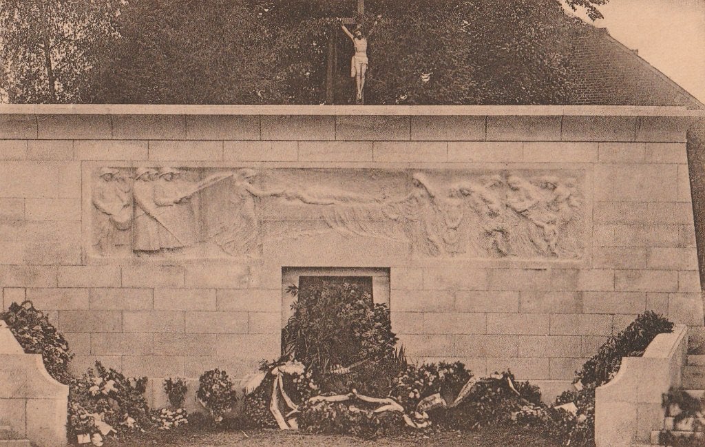 ROSSIGNOL , St-VINCENT , BREAUVANNE -  Monument 1914, Collections, Cartes postales | Belgique, Envoi, 1920 à 1940, Affranchie