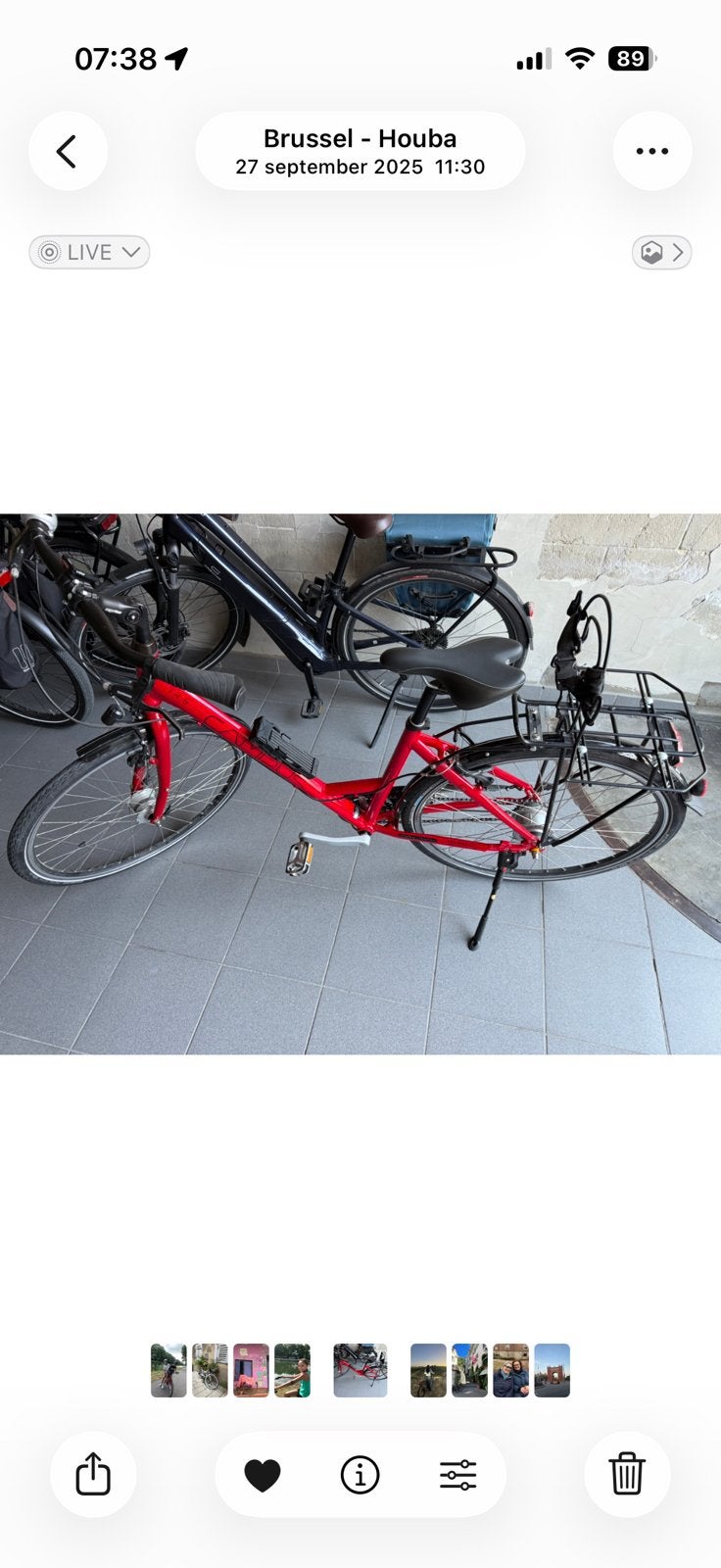 Fiets, Enlèvement, Comme neuf