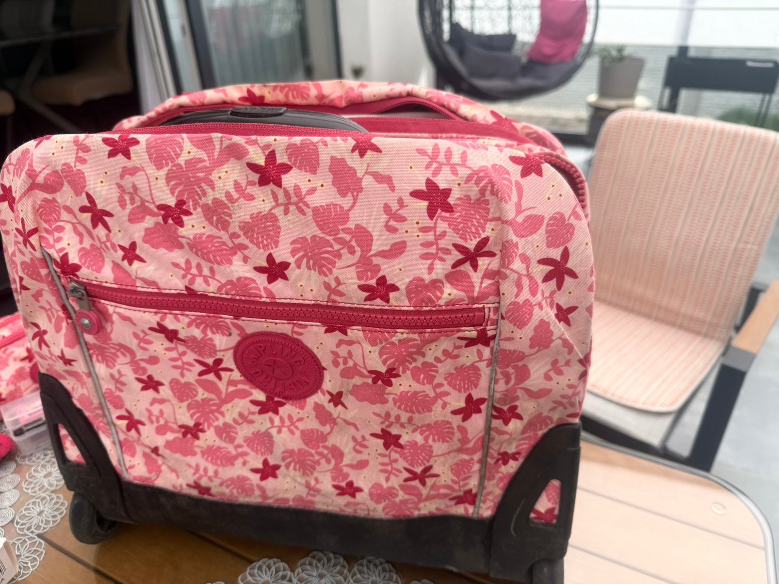 Sac d'école Kipling, Bijoux, Sacs & Beauté, Enlèvement, Comme neuf, Rose