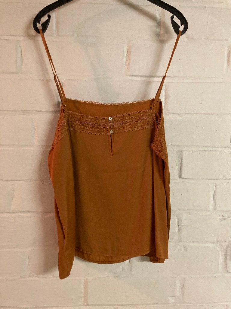 Roestkleurig topje met spaghettibandjes, Sora, 44 (nieuw), Kleding | Dames, Overige kleuren, Maat 42/44 (L), Nieuw, Ophalen of Verzenden
