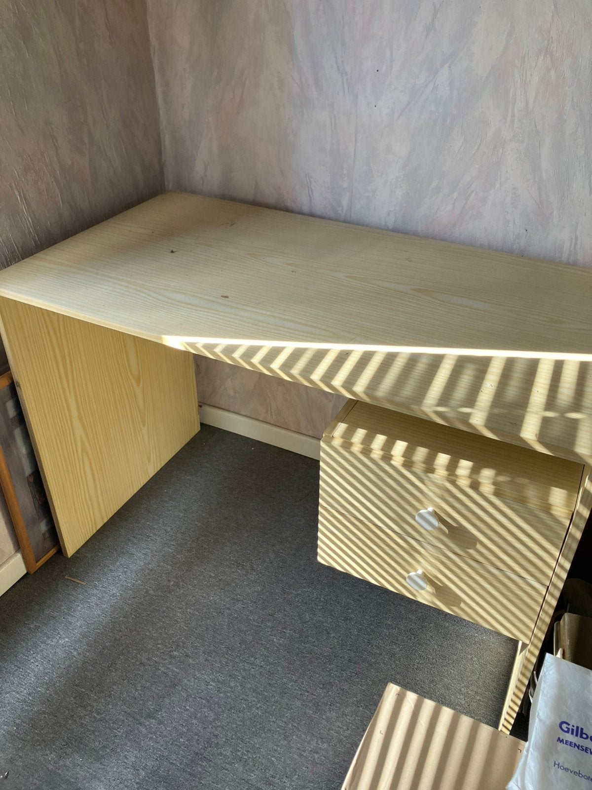 Bureau en stoel, Ophalen, Gebruikt