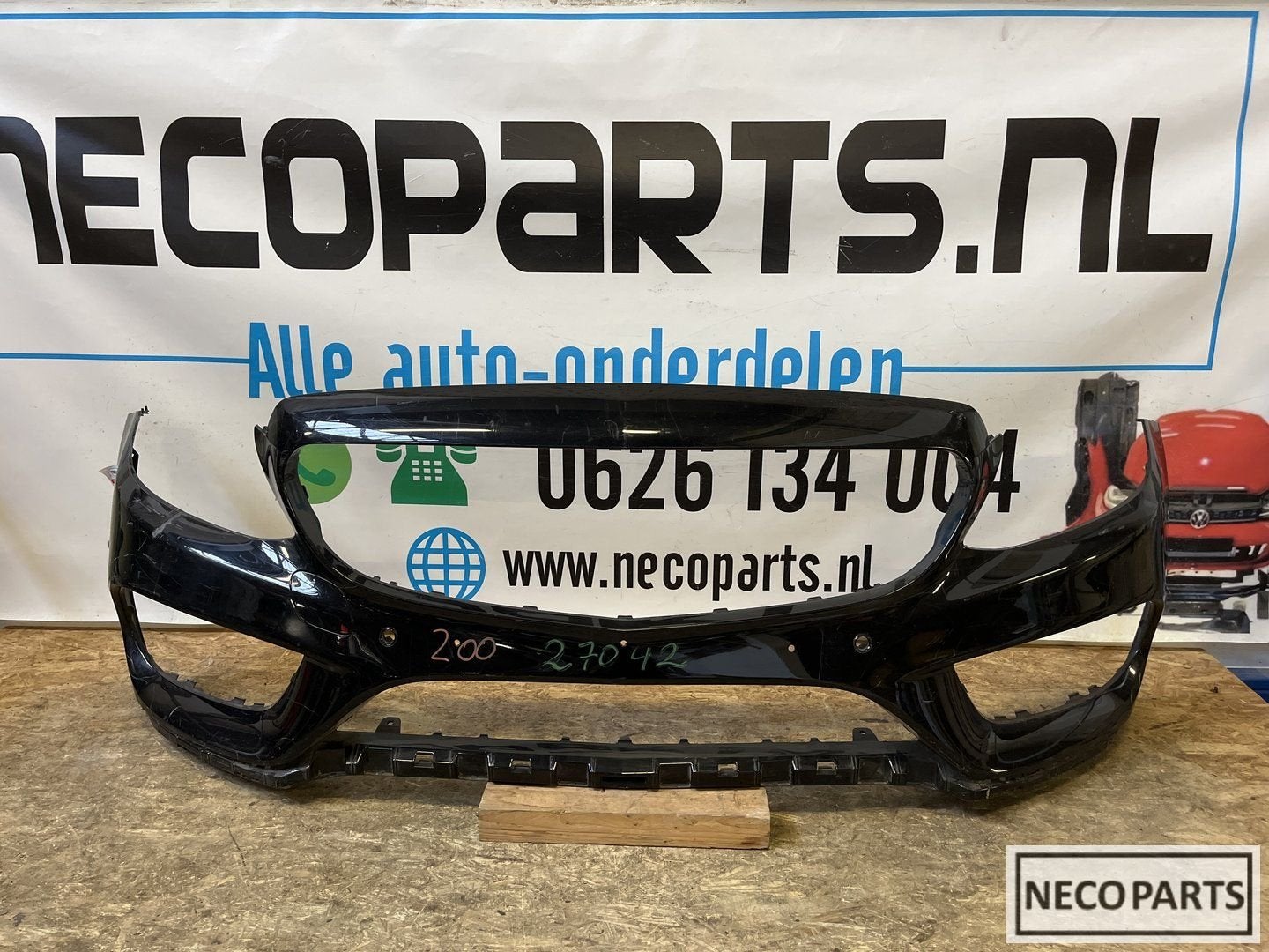 MERCEDES C KLASSE W205 A205 AMG BUMPER VOORBUMPER ORIGINEEL, Gebruikt, -, Voor, Ophalen of Verzenden