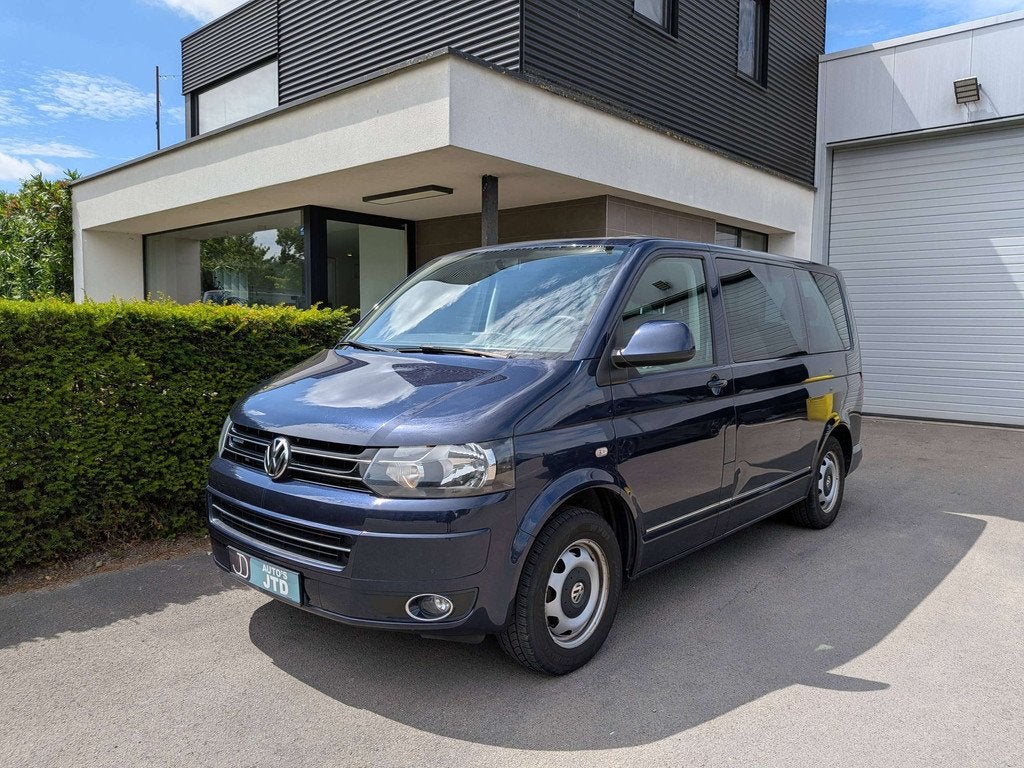 Volkswagen Transporter Multivan 2.0 TDI 140Pk 7-zit airco -, Autos, Achat, Entreprise, 7 places, Noir