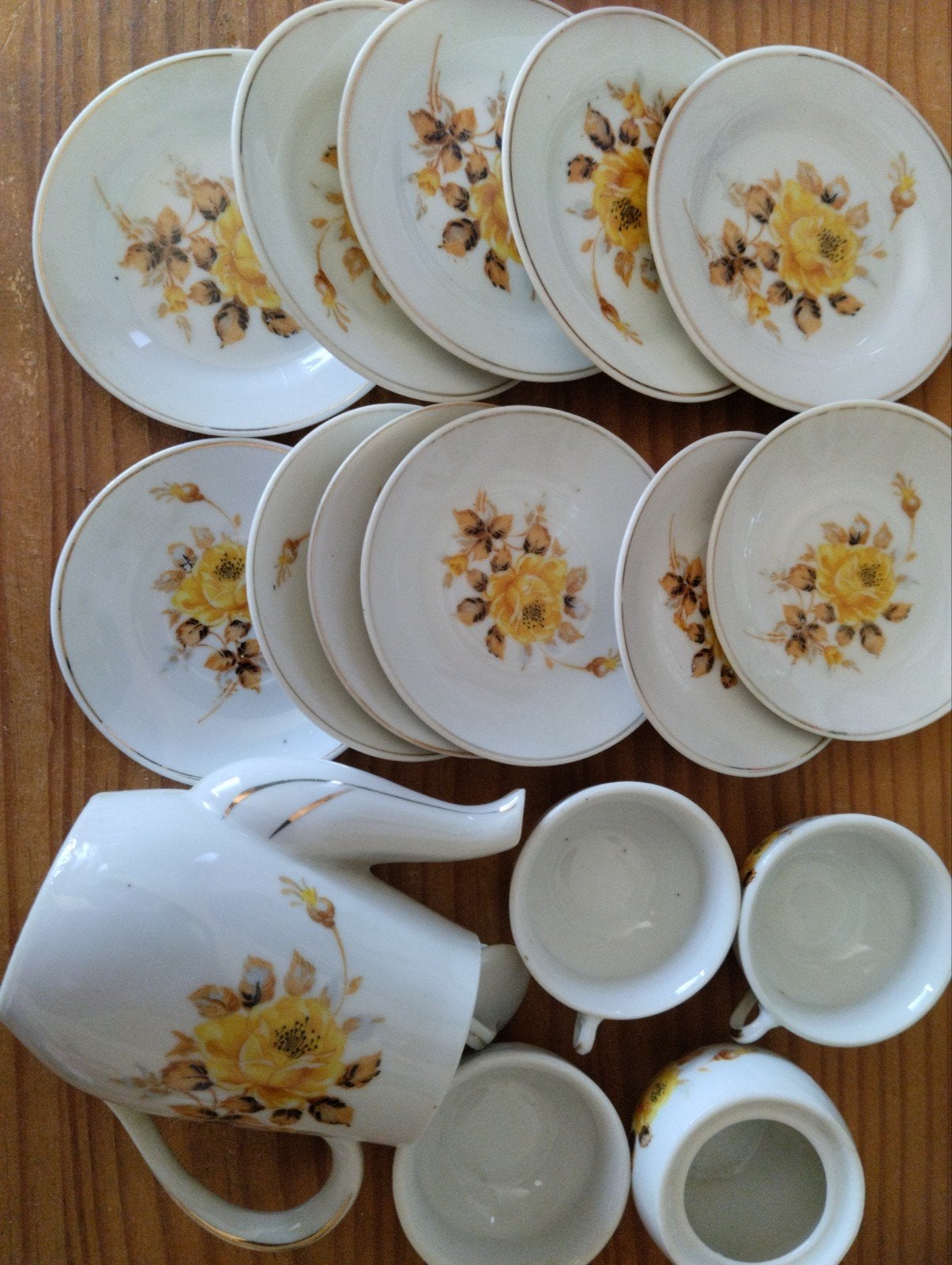 Ensemble de vaisselle rétro vintage pour enfants, Antiquités & Art, Antiquités | Services (vaisselle) complet, Envoi