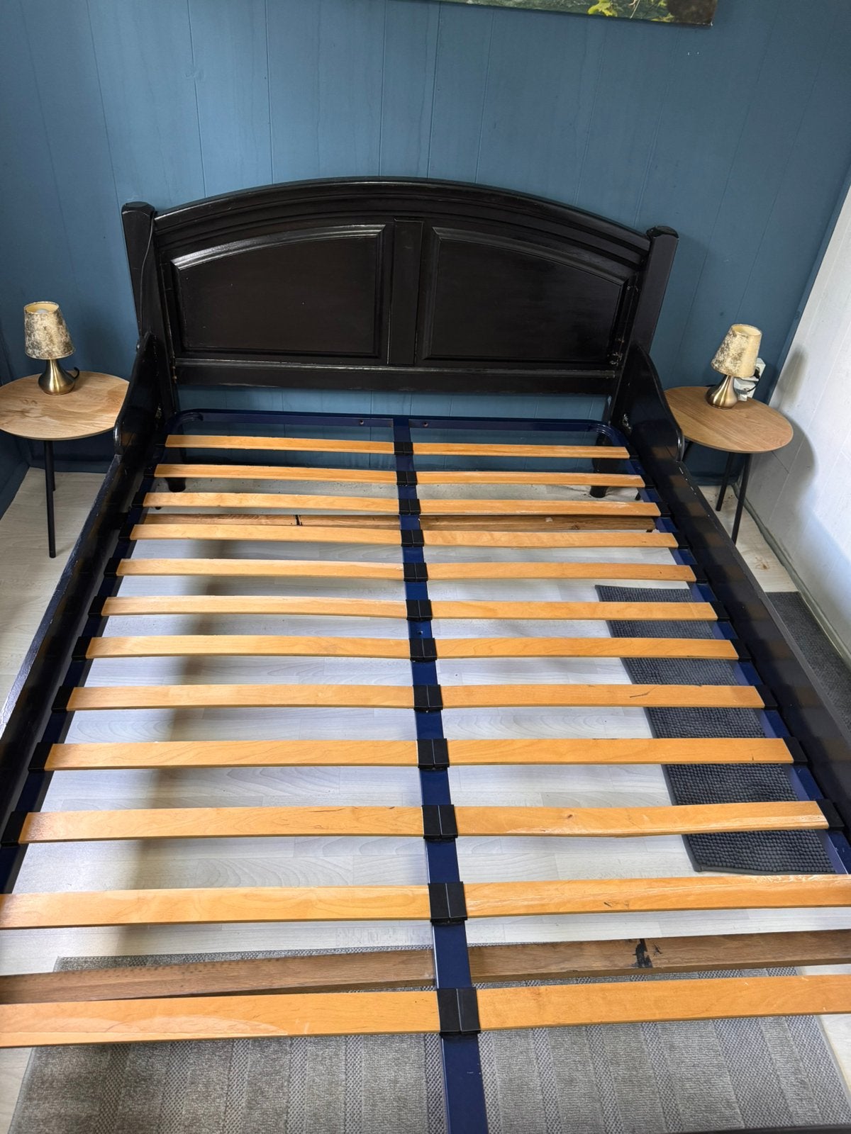 BED 140 cm breed gratis af te halen!!! Geel, Ophalen, Gebruikt, Zwart, Tweepersoons