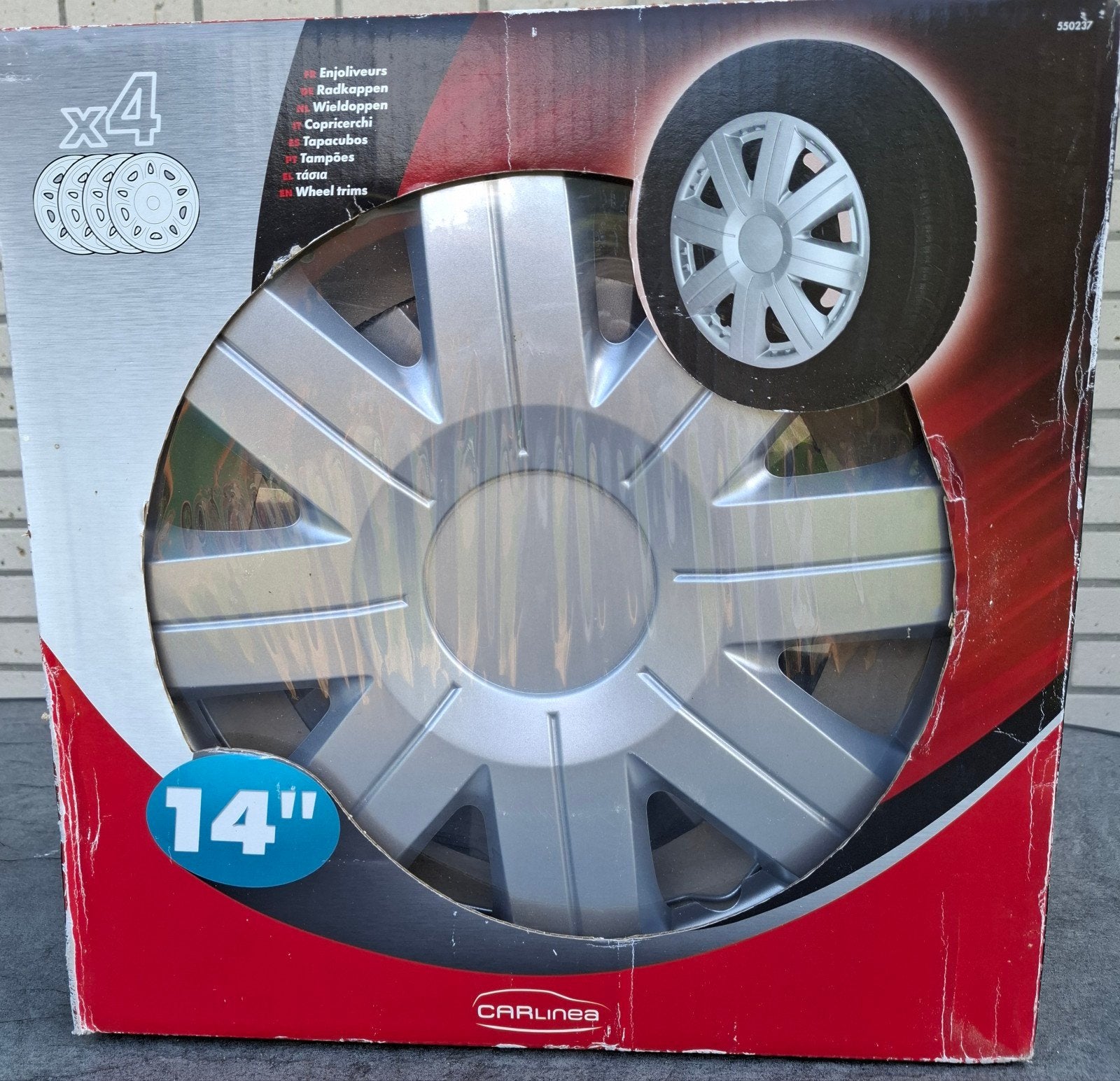 : 4 14 inch wieldoppen, Auto diversen, Wieldoppen