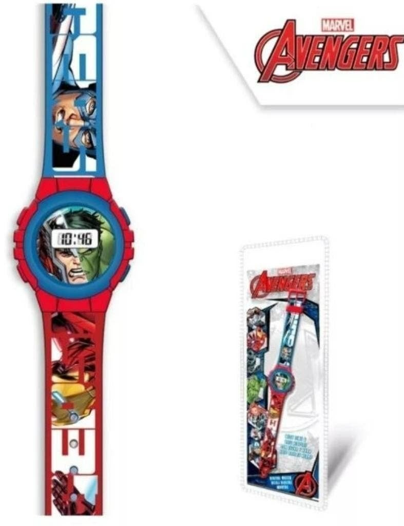 Avengers Horloge - Digitaal - Marvel Kinderhorloge, Ophalen of Verzenden, Nieuw, Rood, Jongen