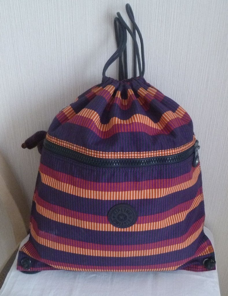 Kipling superb veelkleurige sportrugzak + aap, Ophalen of Verzenden, Zo goed als nieuw, Unisex volwassen