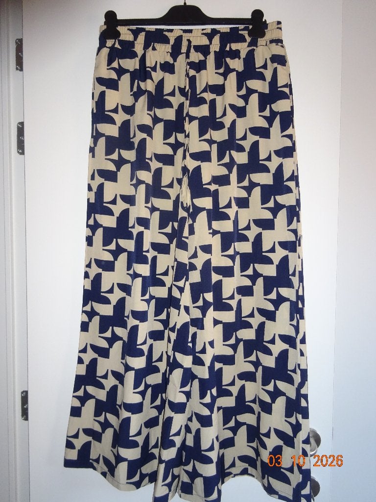 wijde broek large met elastische tailleband, Ophalen of Verzenden