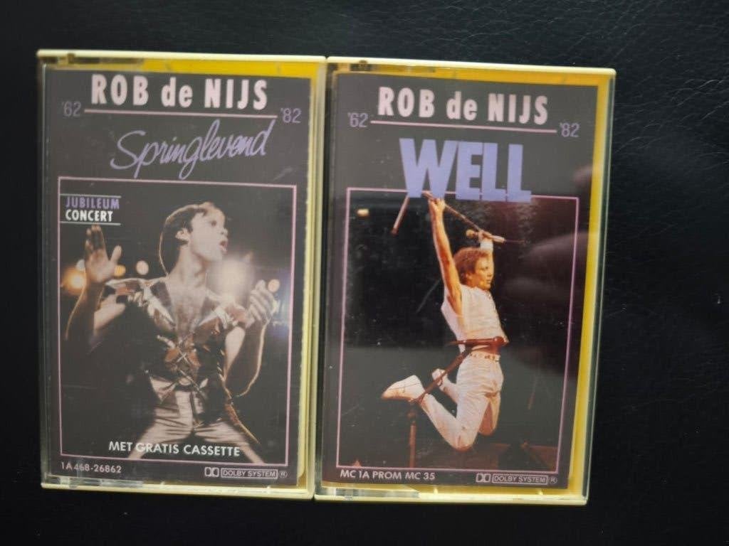 Rob de Nijs-Springlevend+Well PROM MC 35-zeldzame promo cas., Cd's en Dvd's, Cassettebandjes, Gebruikt, 2 t/m 25 bandjes, Ophalen of Verzenden