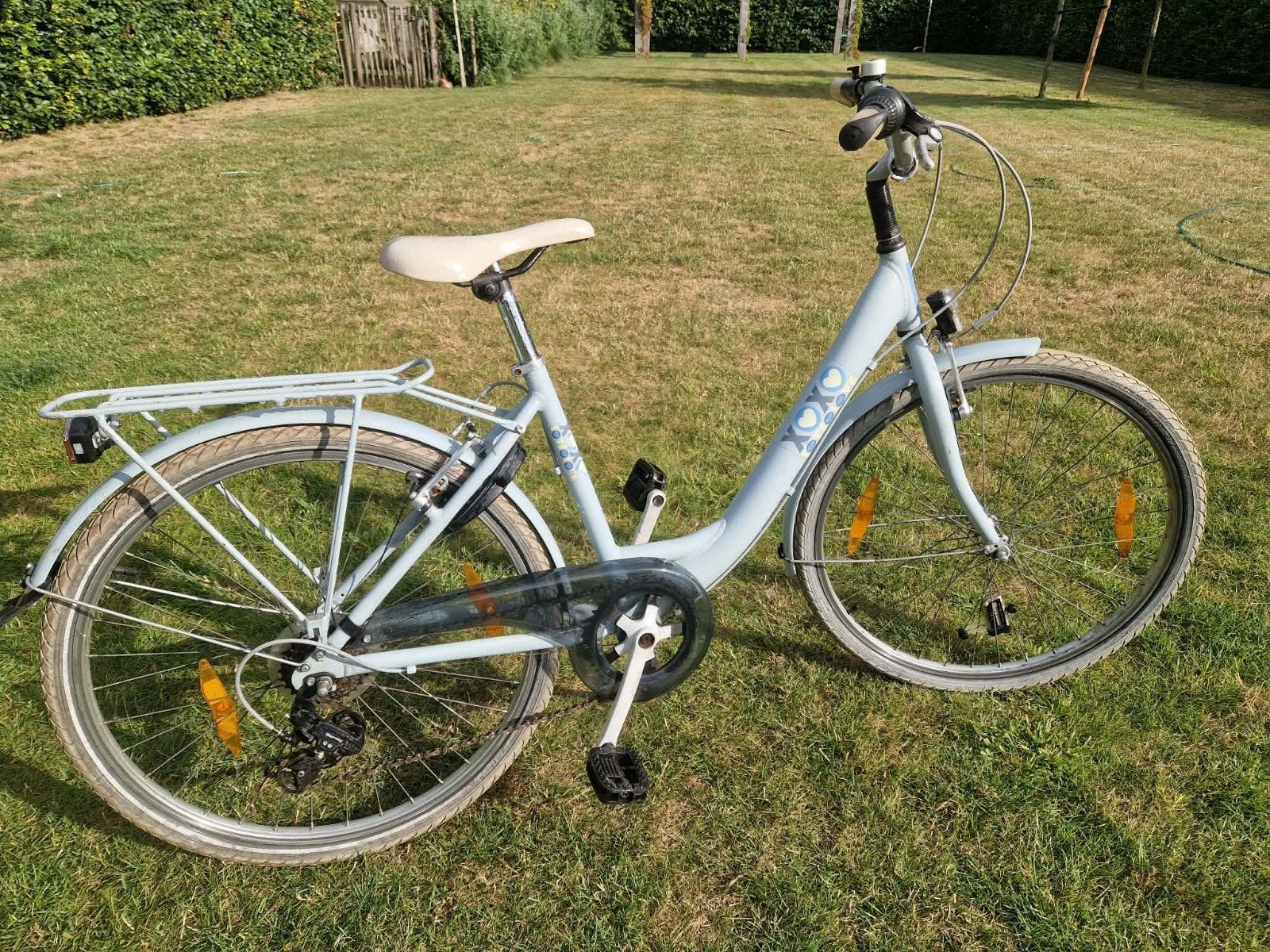 ​Leuke XOXO Meisjesfiets 26 inch – 6 versnellingen, Fietsen en Brommers, Gebruikt, Velgrem, Versnellingen, Ophalen