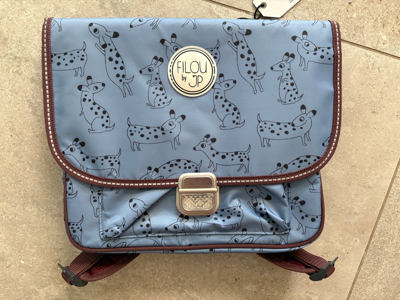 Kleuter boekentas Filou, Ophalen, 30 tot 40 cm, Minder dan 30 cm, Blauw