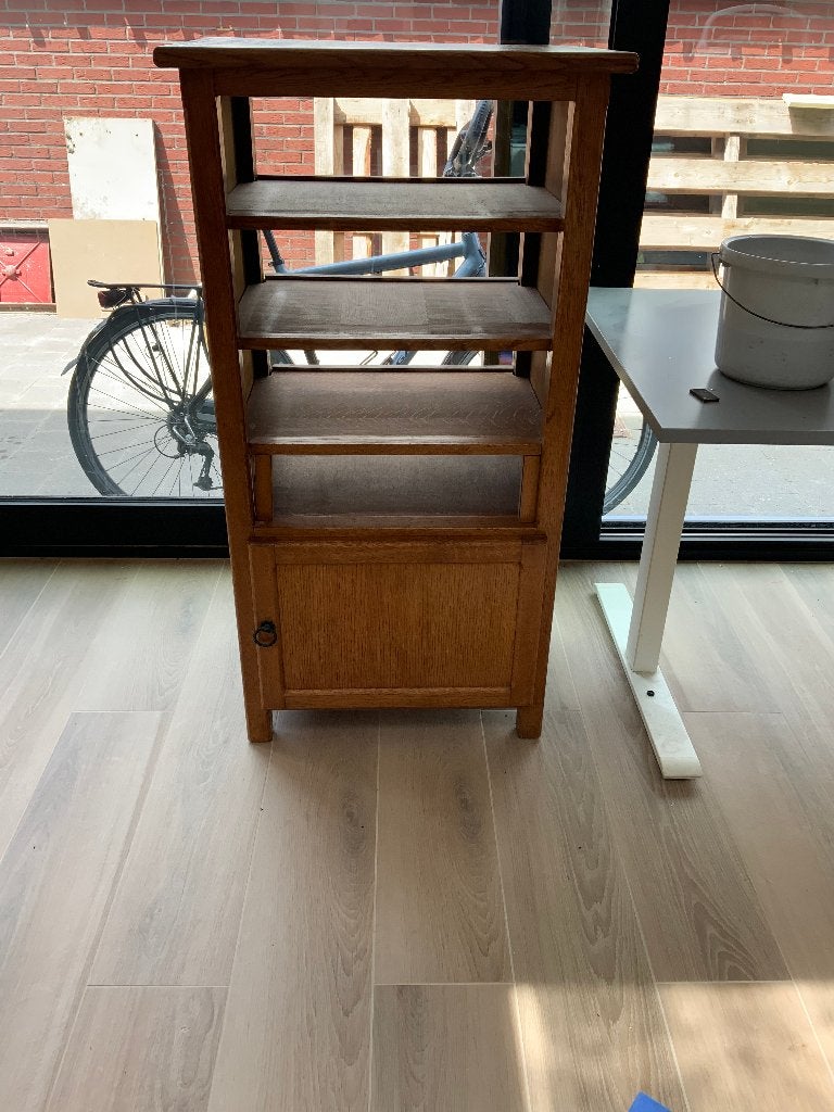 HIFI kast, Huis en Inrichting, Ophalen, 100 tot 150 cm, Eikenhout, 50 tot 100 cm