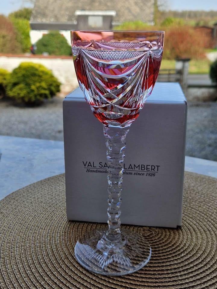 Verre de mariage Val saint-Lambert, Antiquités & Art, Enlèvement ou Envoi