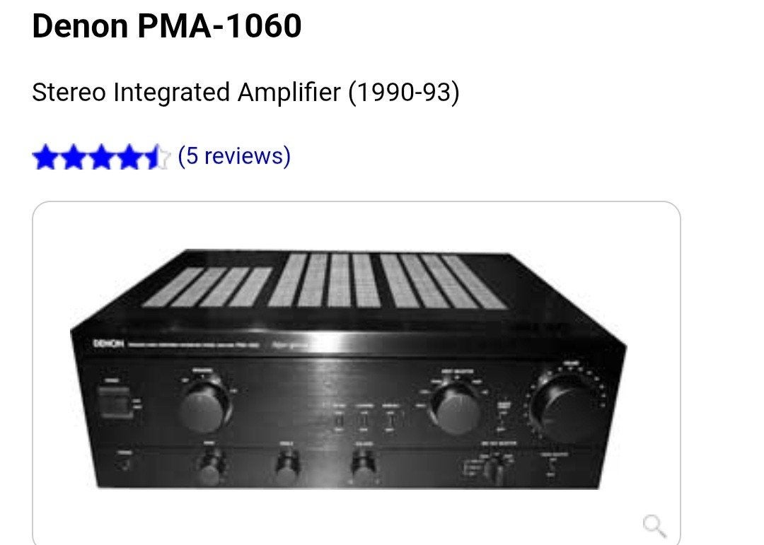 Denon PMA-1060 versterker nog in goede staat., Audio, Tv en Foto, Versterkers en Ontvangers, Ophalen, Gebruikt, Denon, 60 tot 120 watt