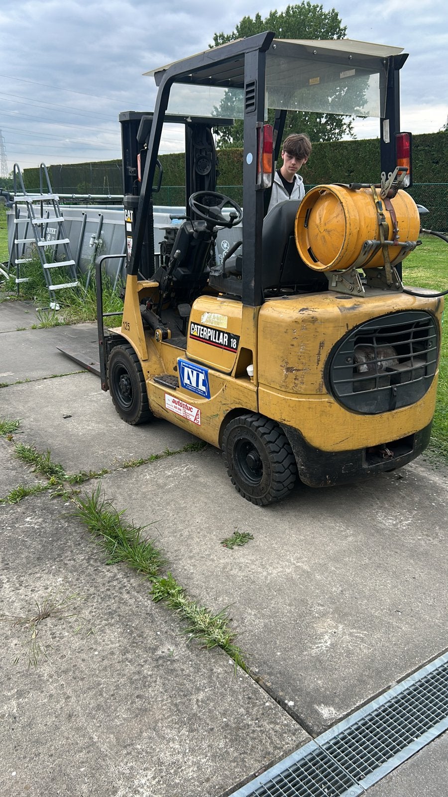 Heftruck Caterpillar Lpg 1,5 ton, Ophalen, LPG, Heftruck