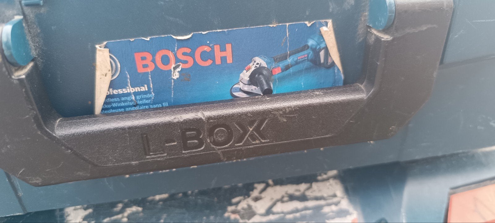 grinder bosch, Ophalen