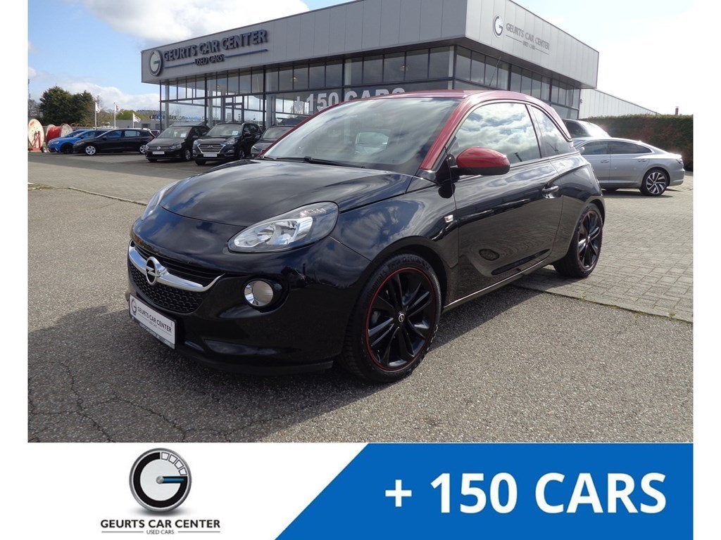 Opel Adam Glam 1.4i 100pk benzine !, Auto's, Opel, 4 zetels, ADAM, Zwart, 119 g/km