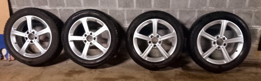 Winterbanden, Auto-onderdelen, Ophalen, Gebruikt, Banden en Velgen, 17 inch