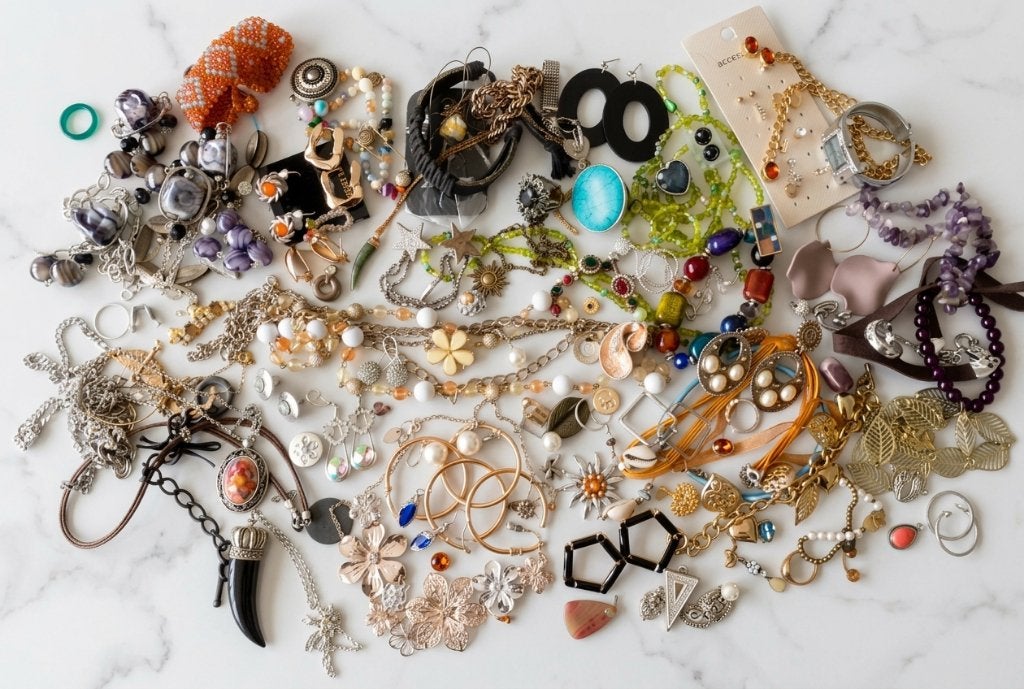 lot sieraden 11 meer dan 1 kg, Ophalen of Verzenden, Zilver, Overige typen, Verguld