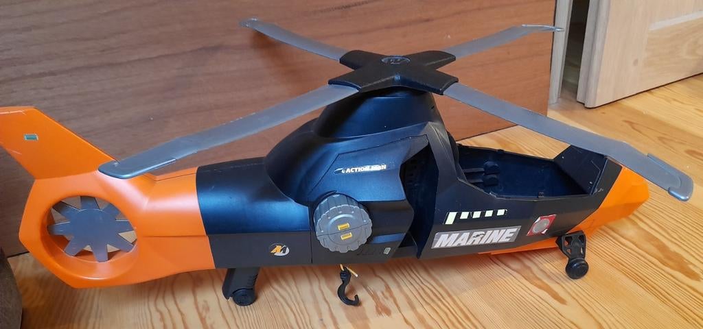 Actionman heli, Kinderen en Baby's, Speelgoed |Speelgoedvoertuigen, Ophalen