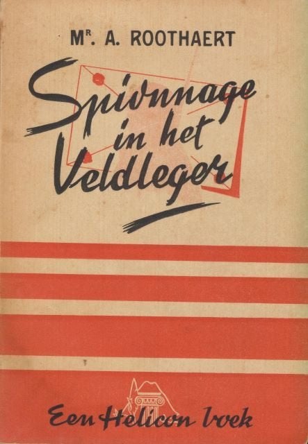 (a530) Spionnage in het veldleger, Boeken, Ophalen of Verzenden, Gelezen