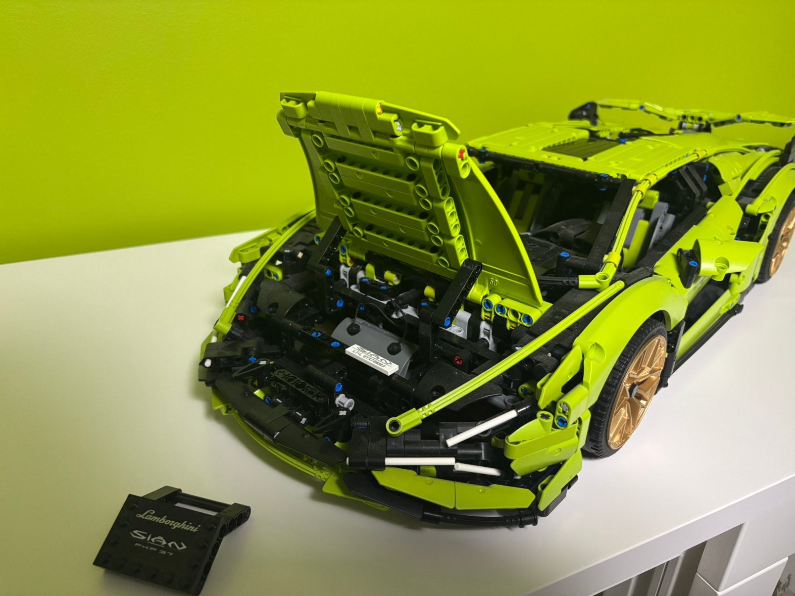 Lego technic Lamborghini sián - complete set, Ophalen of Verzenden, Zo goed als nieuw