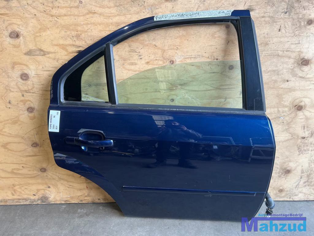 FORD MONDEO 3 Blauw E2 rechts achter deur portier 2000-2007, Auto-onderdelen, Carrosserie, Deur, Ford, Achter, Rechts, Gebruikt