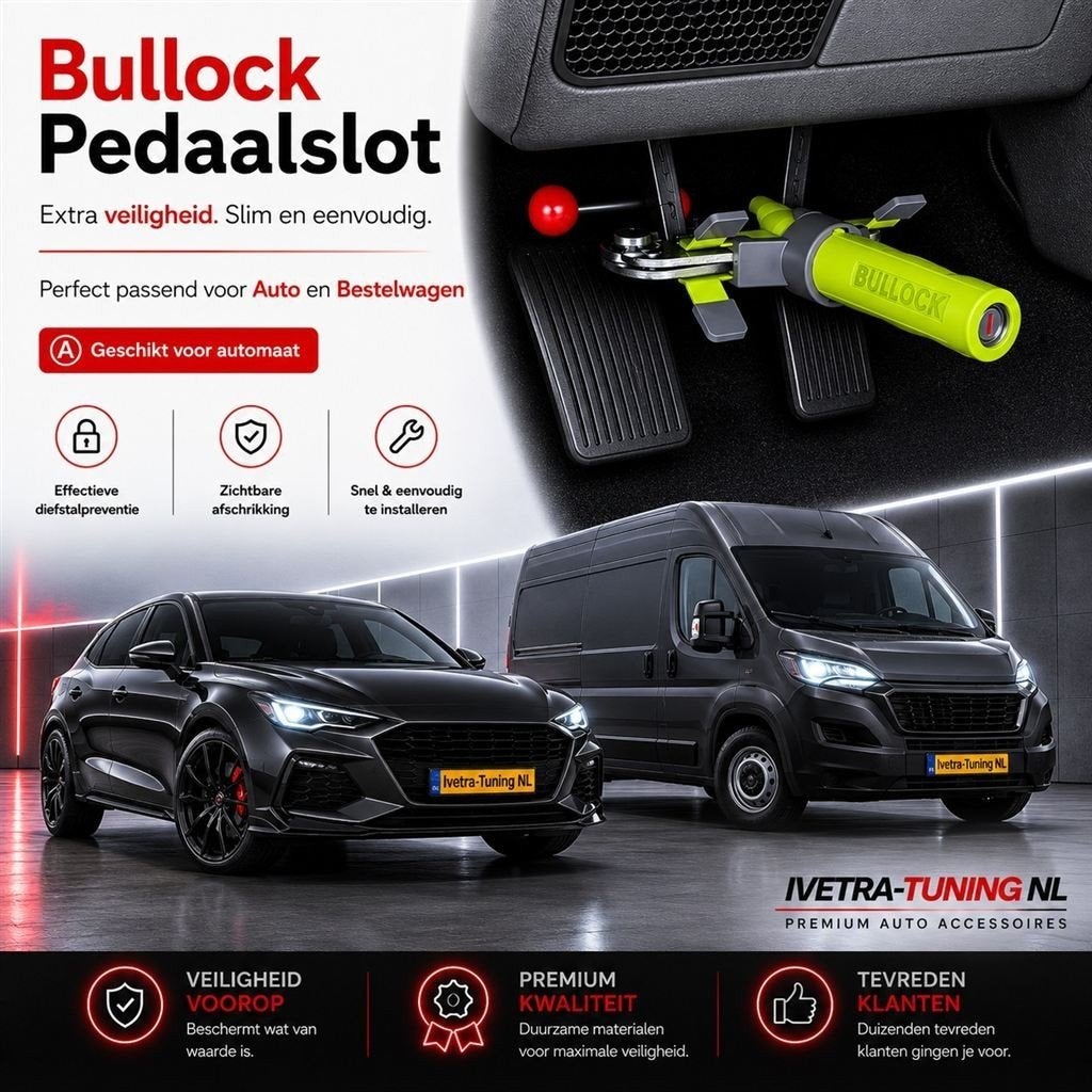 Bullock Pedaalslot Automaat - Hybrid | Auto - Bestelwagen, Ophalen of Verzenden, Nieuw