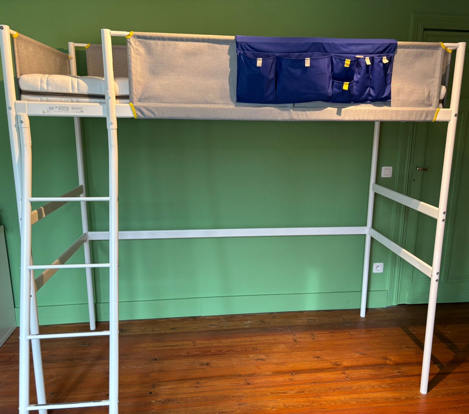 Vitval Hoogslaper bed - Ikea, 90 cm, 180 à 200 cm, Enlèvement, 200 cm