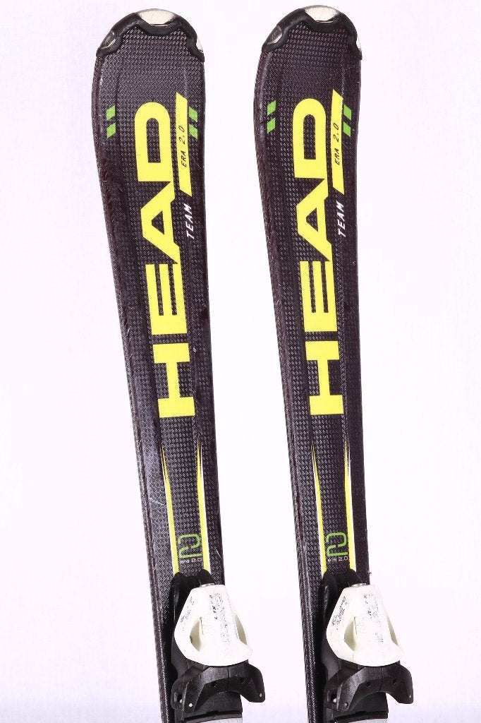 Skis pour enfants HEAD SUPERSHAPE TEAM 97 cm, noir/jaune, Moins de 100 cm, Carving, Skis, Utilisé