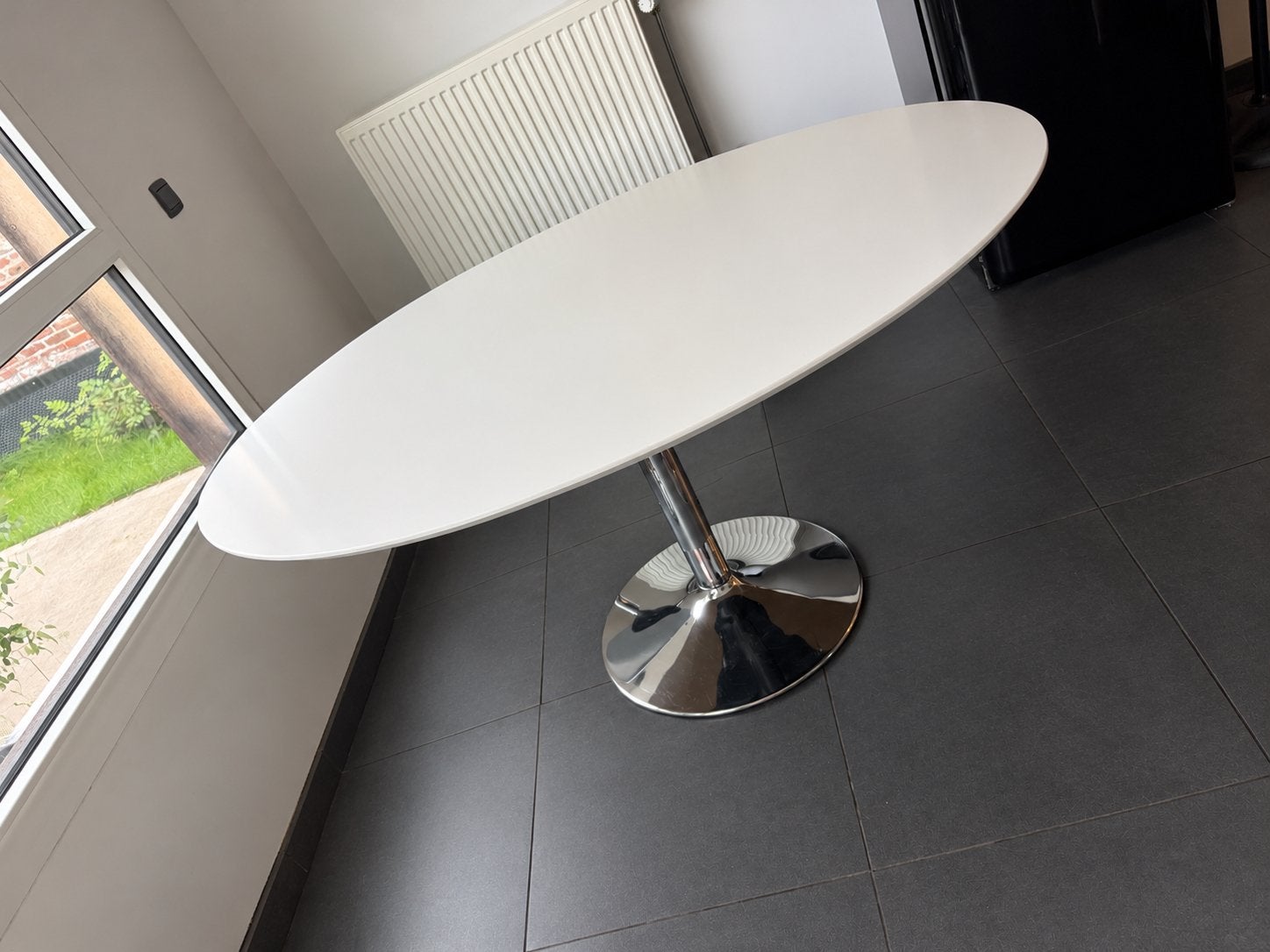 Eettafel, Huis en Inrichting, Ophalen, Gebruikt, 100 tot 150 cm, 150 tot 200 cm