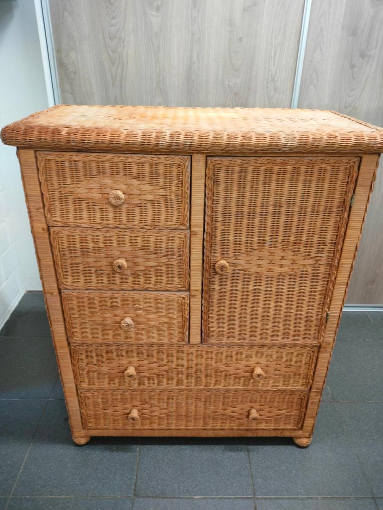 Rotan kast, Huis en Inrichting, Kasten | Ladekasten, Ophalen